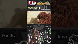 Skar King vs Zarude Mythical Pokemon |PAG Center #pokemon #shorts #godzilla #monsterverse #kingkong