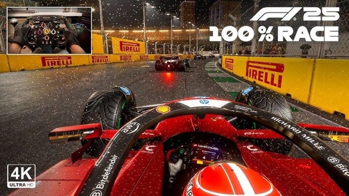 Charles Leclerc Ferrari SF25 2025 Singapur GP | Monoposto Gameplay