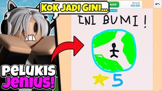 Aku Jadi Pelukis Jenius Tapi... | Roblox Speed Draw!
