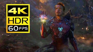 [Bingkai 4K60] klip Iron Man "Avengers 4: Endgame" layar ultra lebar 21:9