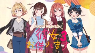 [Fandub Indonesia] Kanojo Okarishimasu S3 - Cuplik | Bahasa Indonesia.