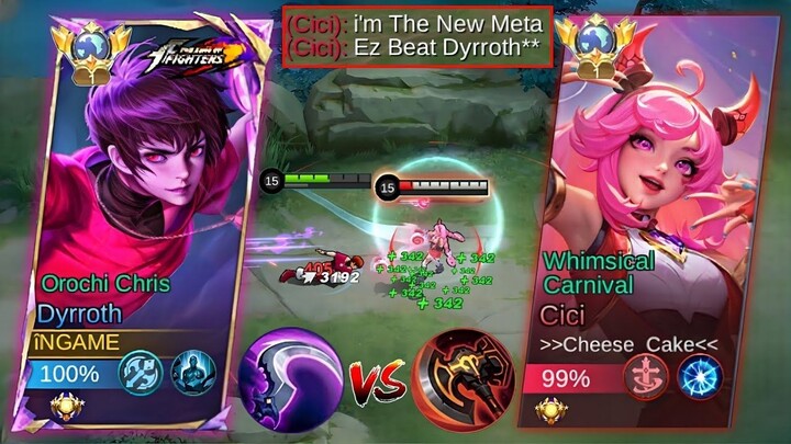 DYRROTH VS NEW META CiCi WHO IS THE STRONGEST FIGHTER (EXPLAINED TUTORIAL) BEST