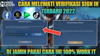 Cara Melewati Kode Verifikasi Sig in Mobile Legends / Verifikasi sekunder ML