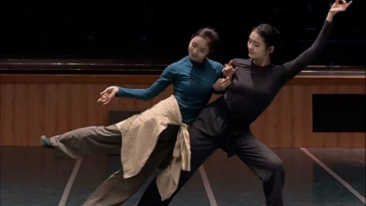 "Sand Shadow·Frame" She is a shadow flowing across the sand wall, its fragments shaped by the passag