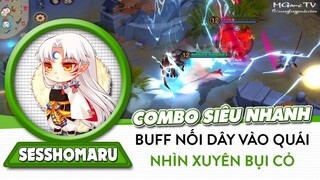 Onmyoji Arena | Sesshomaru vào nhanh ra nhanh, combo sấm sét quá mạnh