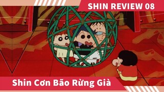 Review Phim Shin Movie 08 , Shin  và Cơn Bão Rừng Già  , Shin Cậu Bé Bút Chì của Kyty Anime.