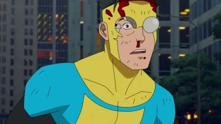 The Invincible Boy is about to be beaten again