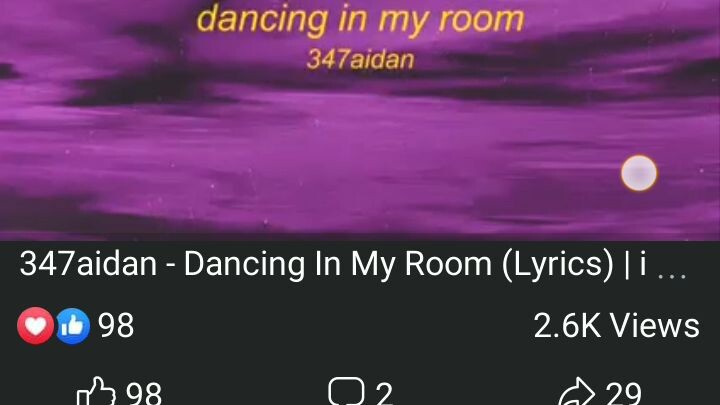 dancing in my room