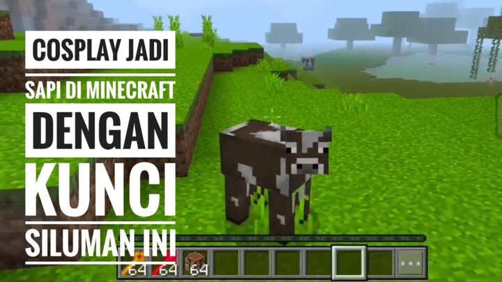 COSPLAY JADI SAPI DI MINECRAFT