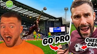 Dieser Keeper vloggt ein Match mit seiner Go Pro 😱🔥 Paraden aus First Person Sicht