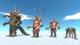 Evolution of Goro - Animal Revolt Battle Simulator