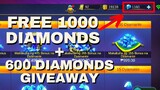 Paano kumuha ng FREE DIAMONDS sa Mobile Legends! PLUS 600 Diamonds Giveaway