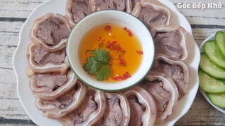 Tai Heo Cuộn Bắp Bò món ngon không thể bỏ qua cho ngày cuối tuần ấm áp | Góc Bếp Nhỏ