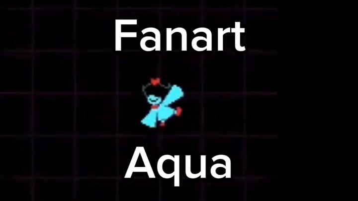 Fanart Aqua dari Deltarune :v 🗡🗡