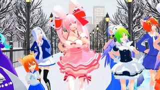 【di gi charat MMD】デ・ジ・キャラットで好き！雪！本気マジック