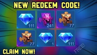 NEW WORKING REDEEM CODE IN MOBILE LEGENDS - Kenshin Official