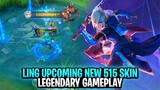 Ling Upcoming New 515 Skin Gameplay | Mobile Legends: Bang Bang