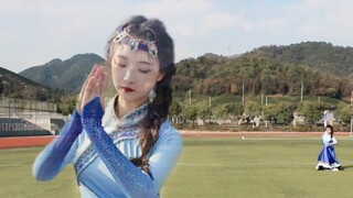 Tibetan dance "Prayer" ‖ Spring, warm sun, please come soon~(ˊ˘ˋ*)♡