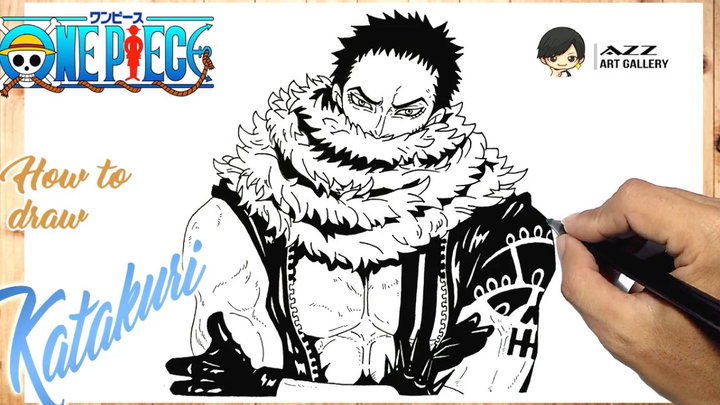 วิธีการวาด Katakuri ทีละขั้นตอน