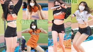 【Tổng hợp quay trực tiếp 4K】Đội cổ vũ, Tiểu Anh Đào, đôi mắt cười dễ thương, chân ngắn lù khù bước đ