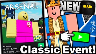 THIS NEW CLASSIC EVENT IS AWESOME!!! (ROBLOX ARSENAL RETROPALOOZA)