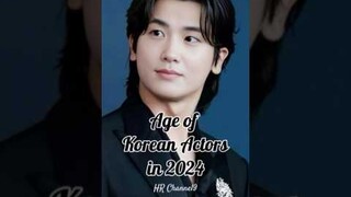 Age of Korean Actors #kdramaactor #leejongsuk #parkhyungsik #jichangwook #kimtaehyung #byeonwooseok