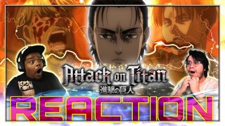 EREN IS EVIL!? | Attack on Titan 4x14 REACTION