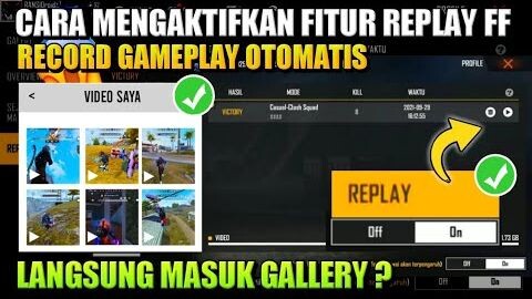 CARA MENGAKTIFKAN REPLAY DI FREE FIRE