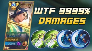 WTF 9999999.9% DAMAGES ZILONG😱😱