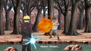 Boruto Episode 280 - Boruto VS Kesiru Duel Ninjutsu Elemen level Tinggi Boruto Gunakan Chidori