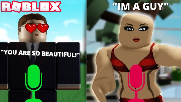 ROBLOX Voice Chat | Kunwari BABAE tapos ito ang nangyari