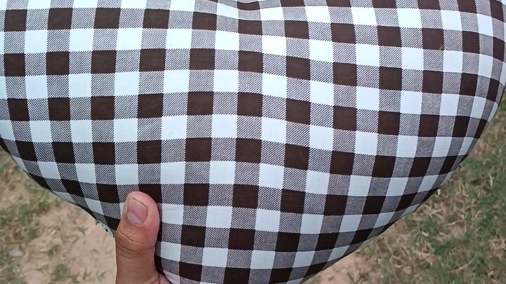 หมอนหัวใจลายสก๊อต ใช้ผ้าคอทตอนสก๊อต กันไรฝุ่น,ผ้าหนานุ่ม จัดส่งทั่วไทย