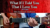 What If I Told You That I Love You – Ali Gatie - Guitar Chords