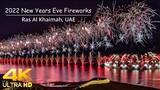 NEW YEAR 2022 | Ras Al Khaimah Fireworks (Worlds Longest 4Km Fireworks Display in UAE) RAKNYE2022 🇦🇪