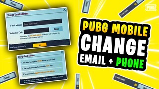 HOW TO CHANGE EMAIL IN PUBG MOBILE | PUBG REMOVE 3RD LINK + PHONE | PUBG ACCOUNT UNLINK