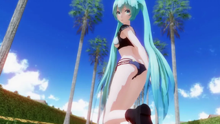 【MMD】 (หัวใจวาย) - TDA Miku Short