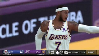 NBA2K22  I FULL GAME HIGHLIGHTS  LAKERS AT CLIPPERS I NBA Regular Season I February 3, 2022