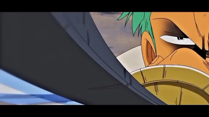 zoro ketika melihat luffy di serang😐