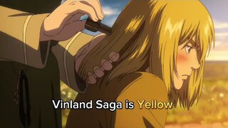 The Colors of Vinland Saga ❤️❄️ You can watch the entire anime from the link in the description :