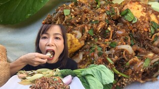 ตำแจ่วกุ้งใส่บักกอกเผ็ดๆแซ่บๆ เข่าเหนียวคุ้ยคำใหญ่ๆ กัดมะระขี้นกขมอ่ำหล่ำดีขนาด 20/12/2019