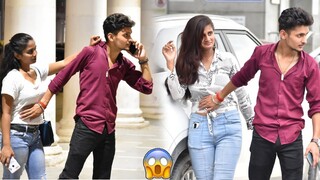 Touching Strangers Waist😱 Prank | Harshit PrankTv