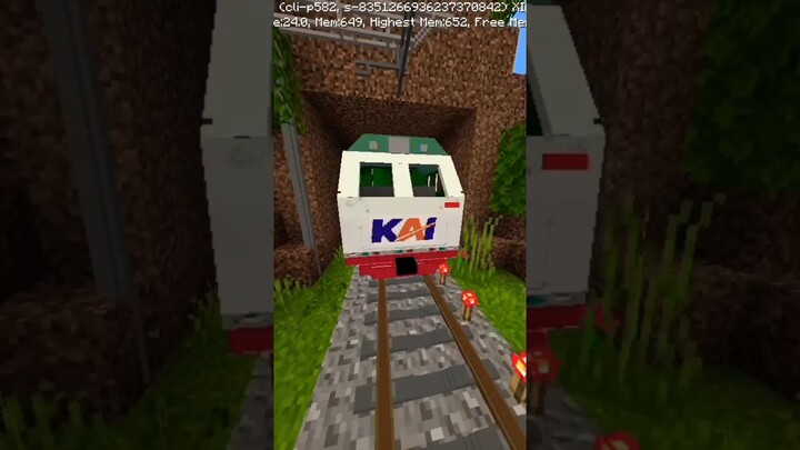 Best train mod||watch till end #minecraft #shorts