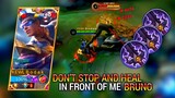 DON'T STOP AND HEAL IN FRONT OF BRUNO | TOP GLOBAL BRUNO BEST BUILD AND EMBLEM MLBB - Master Bodak