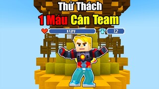 (Blockman Go)  VanhMC Thử Thách 1 Máu Cân Team Trong Bedwar Siêu Khó