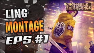 LING FAST HAND MONTAGE #1 ⚡️ | BEST MOMENTS | MOBILE LEGENDS BANG BANG