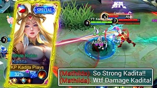 KADITA VS TOP GLOBAL MATHILDA AND PAQUITO!! 🔥 | MLBB