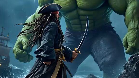 HULK AND PIRATE MORPH
