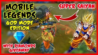 GOD MODE in Mobile Legends! - Diamonds Giveaway - MLBB