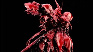 Axis's Undead - a combination of mechanical and bio-material, Sazabi statues in the model supermarke