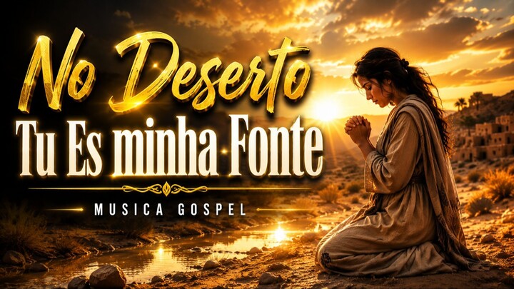 Louvores De Adoração, Melhores Músicas Gospel - NO DESERTO, TU ÉS MINHA FONTE